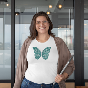 Inspire Uplift Ignite - Uplifting Butterfly T shirt
